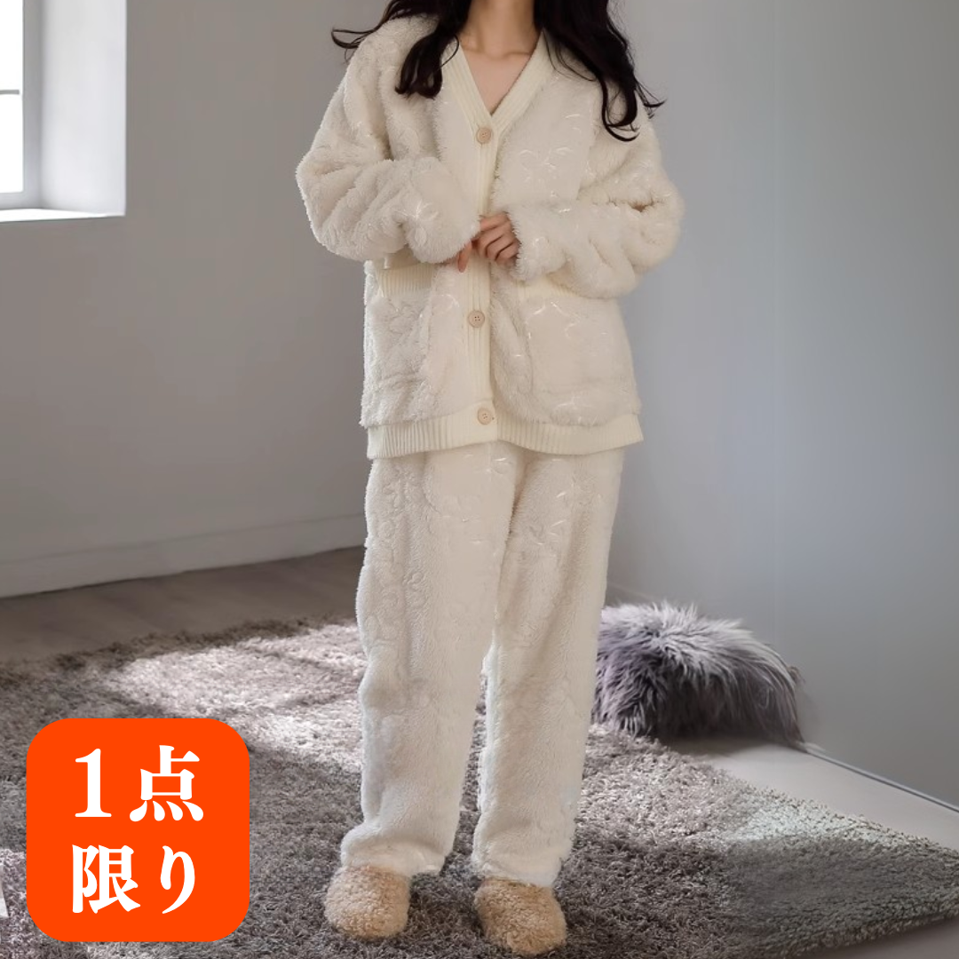 【展示品・即納】レディース|セットアップ|韓国風・北欧風|ルームウェア|Lサイズ|0343