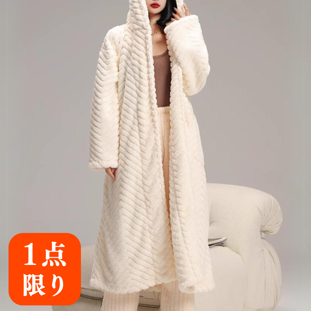 【展示品・即納】レディース|ガウン|韓国風・北欧風|セットアップ|Mサイズ|0362