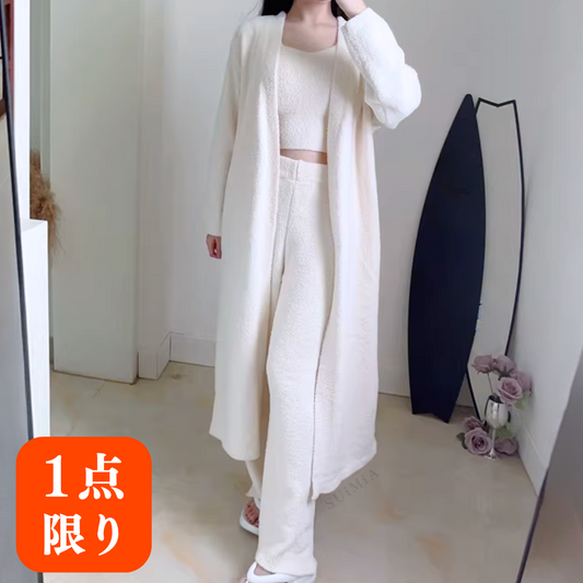 【展示品・即納】レディース｜セットアップ（3点セット）｜韓国風・北欧風｜ルームウェア｜Mサイズ｜0312